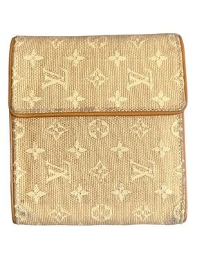 Louis Vuitton Mini Lin monogram bifold wallet
